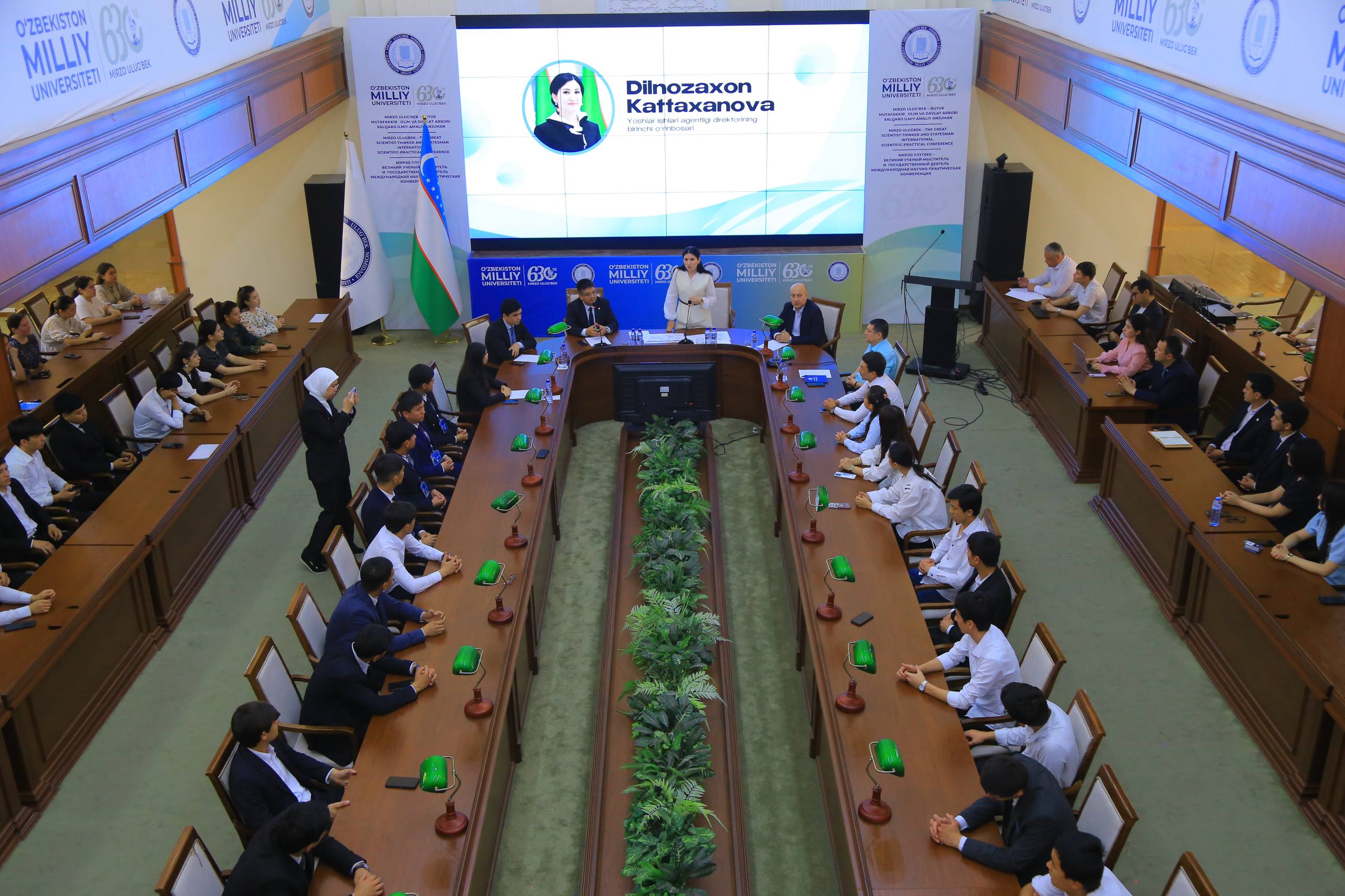 O‘zbekiston milliy universitetida yoshlar bilan ochiq muloqot o‘tkazildi! 2
