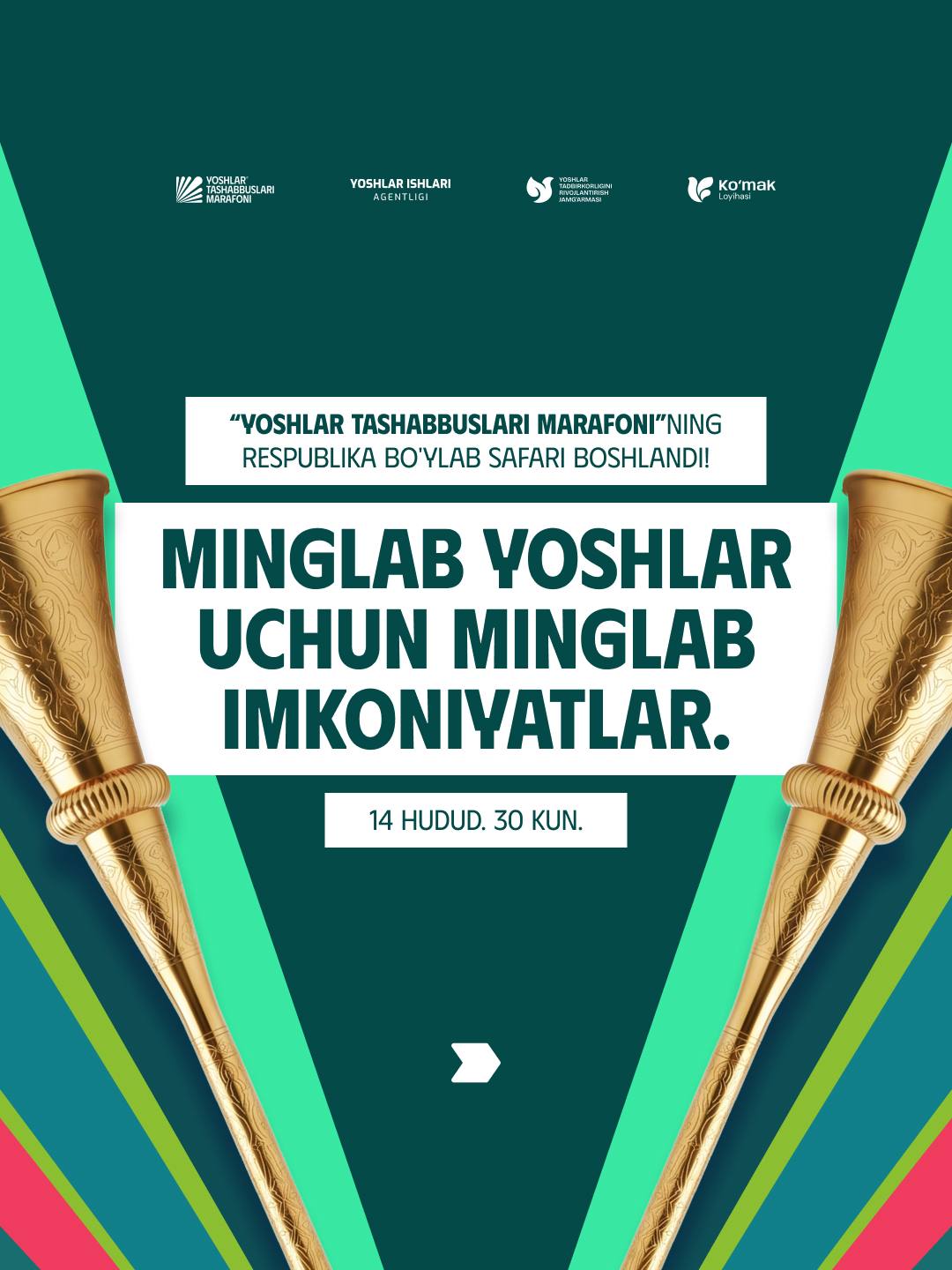O‘zbekistondagi eng yirik yoshlar marafoni start olmoqda! 1